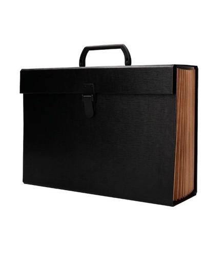 Organiser Map Liderpapel MF01 Zwart