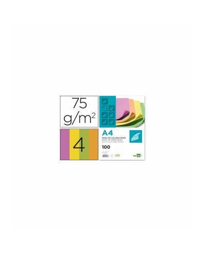 Papierwaren-Set Liderpapel PC45 Bunt 100 Blatt
