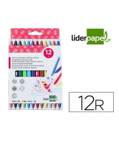 Ensemble de Marqueurs Liderpapel RT10 12 Pièces