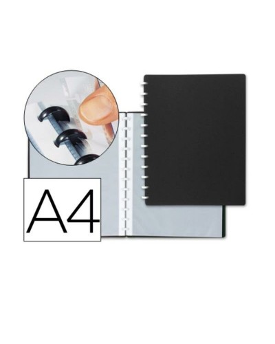 Kansio Liderpapel WA03 Musta A4