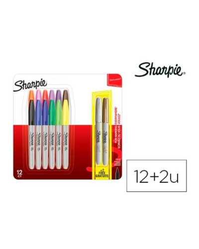 Set di Pennarelli Sharpie 2061126 Multicolore 1 mm 14 Parti