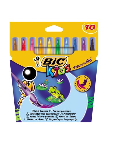 Set of Felt Tip Pens Bic 8289641 Multicolour (10 Pieces)