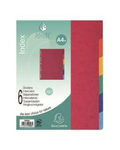 Separatorer Exacompta 2412E Papp (12 antal)