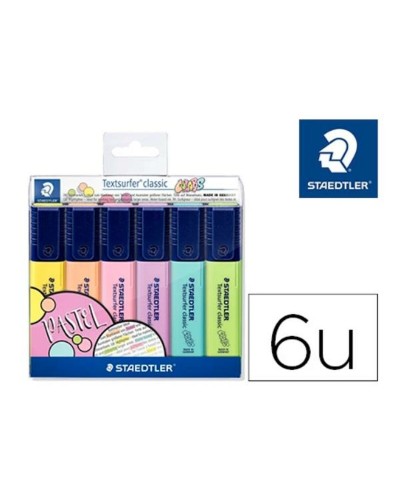 Ensemble de Marqueurs Fluorescents Staedtler 364 C (6 Unités)