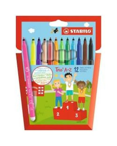 Scratch-Off World Map Stabilo Trio A–Z