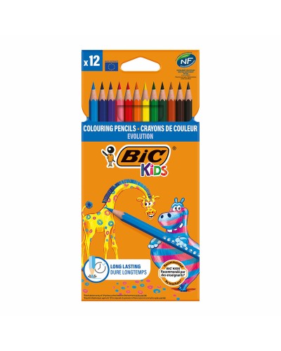 Matite colorate Bic Multicolore 12 Pezzi