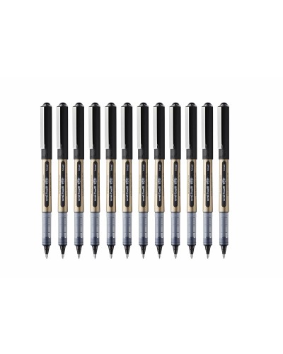 Flüssigtintenstift Uni-Ball Rollerball Eye Broad UB-150 Schwarz 1 mm (12 Stücke)