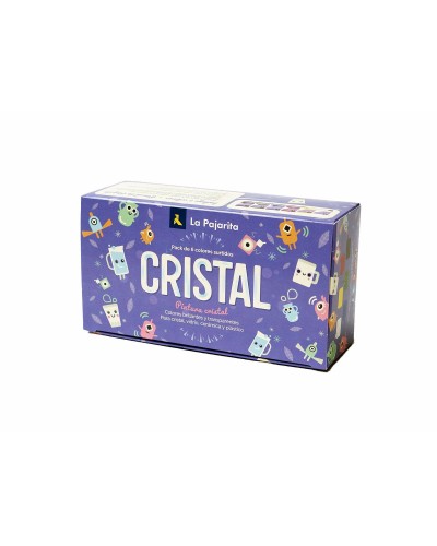 Tempere La Pajarita Crystal 6 Pezzi Multicolore