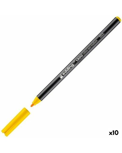 Filzstift Edding 1300 Gelb (10 Stück)