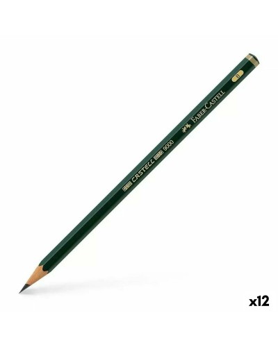 Bleistift Faber-Castell 9000 Ökologisch Sechseckig B (12 Stück)