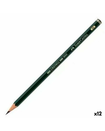 Lyijykynä Faber-Castell 9000 Ekologinen Kuusikulmainen 4B (12 osaa)