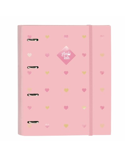 Ringbuch Glow Lab Hearts A4 Ersatzteil (100 Bettlaken)