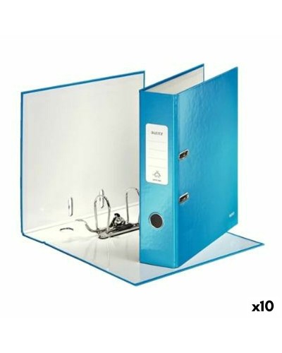 Ordnerbox mit Hebelmechanik Leitz 180° WOW Blau A4 (10 Stück)