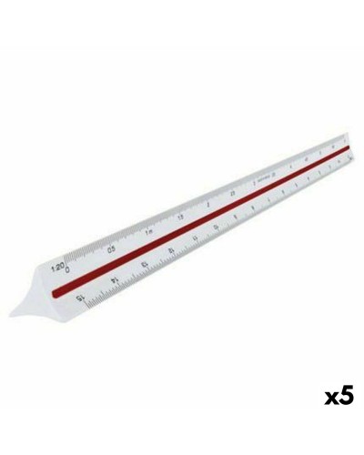 Linjal Maped Vit 30 cm (5 antal)