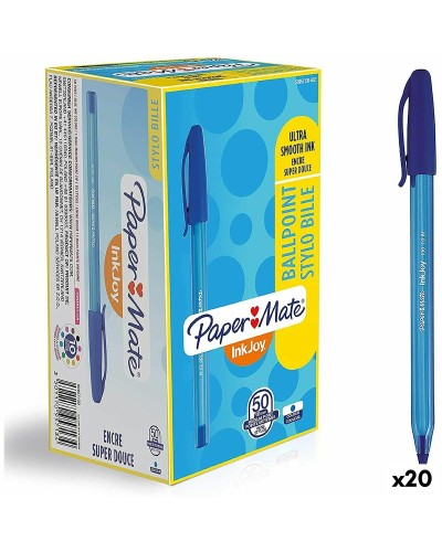 Pen Paper Mate Inkjoy 50 Onderdelen Blauw 1 mm (20 Stuks)