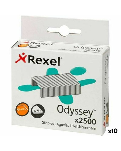 Grapas Rexel 2500 Piezas (10 Unidades)