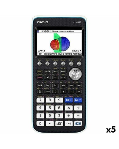 Calcolatrice grafica Casio FX-CG50 18,6 x 8,9 x 18,85 cm Nero (5 Unità)