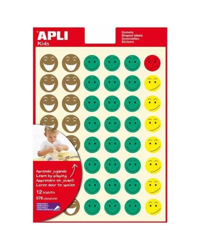 Adesivi Apli Multicolore (5 Unità)