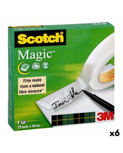 Klebeband Scotch Magic 810 Durchsichtig 25 mm x 66 m (9 Stück)