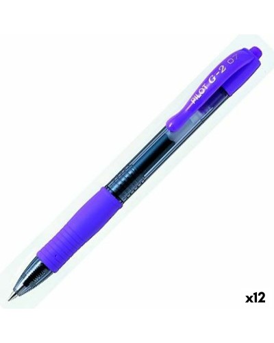 Geelikynä Pilot G-2 Violetti 0,7 mm (12 osaa)