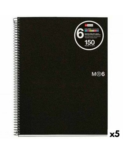 Notebook Miquelrius Graphite A4 150 Sheets (5 Units)