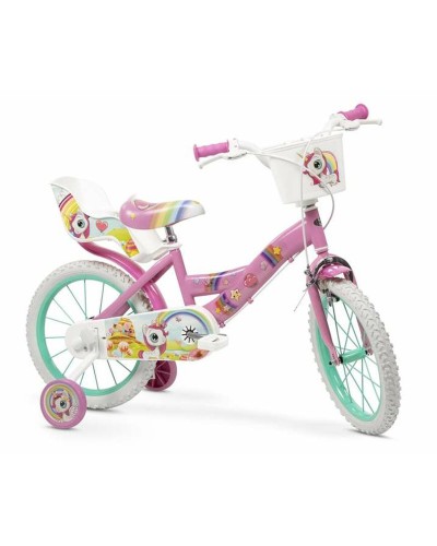 Toimsa Bicicletta Bambina 16" Unicorno - Rosa, dai 5 anni - Stile e Divertimento!
