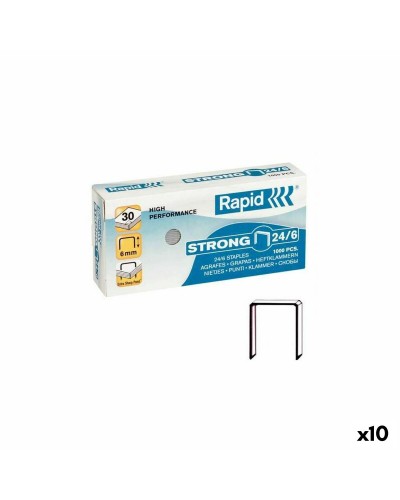 Agrafes Rapid 24/6 6 mm (10 Unités)