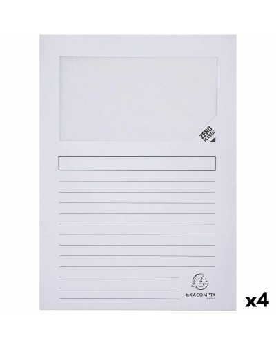 Subcarpeta Exacompta Forever Blanco A4 100 Piezas (4 Unidades)