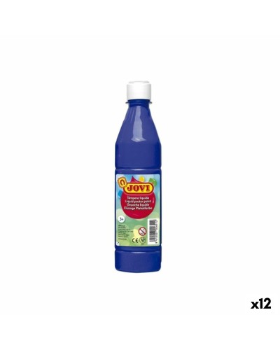 Gouache Jovi Bleu foncé 500 ml (12 Unités)