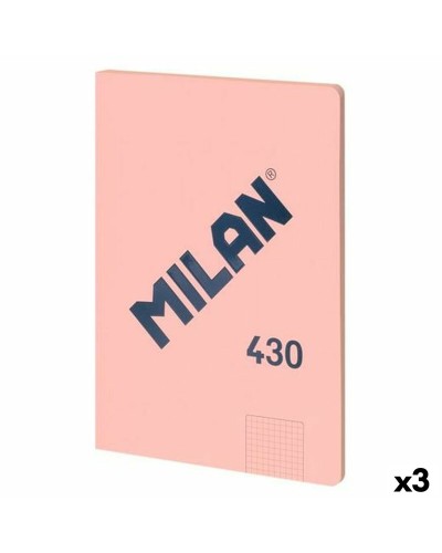 Libreta Milan SERIE 1918 Rosa A4 48 Hojas (3 Unidades)