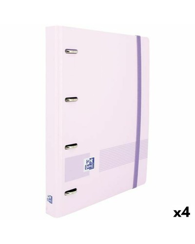 Ringbuch Oxford Live & Go Violett A4+ (4 Stück)