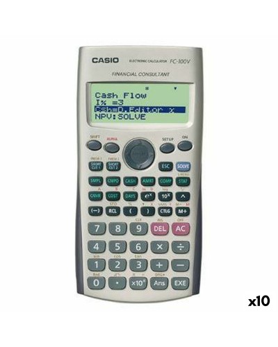 Wissenschaftlicher Taschenrechner Casio FC-100V Grau (10 Stück)