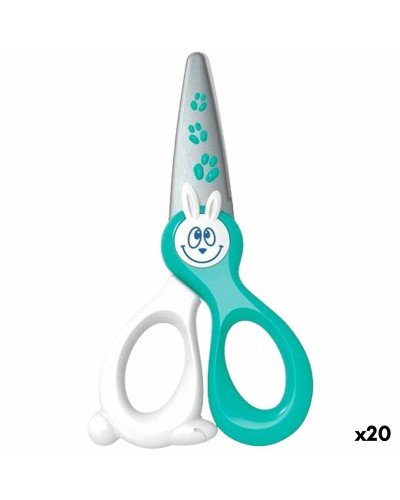 Tijeras Maped Kidikut Azul Blanco 12 cm (20 Unidades)