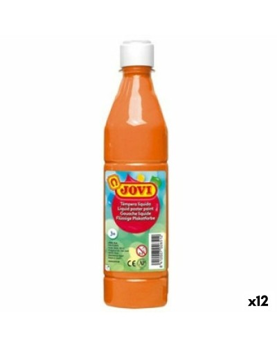 Témpera Jovi Naranja 500 ml (12 Unidades)