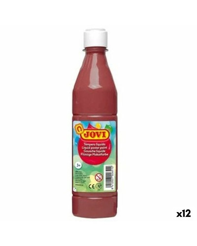 Tempera Jovi Brun 500 ml (12 antal)