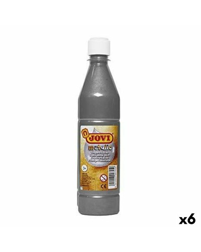Tempera Jovi Silberfarben 500 ml Metallic (6 Stück)