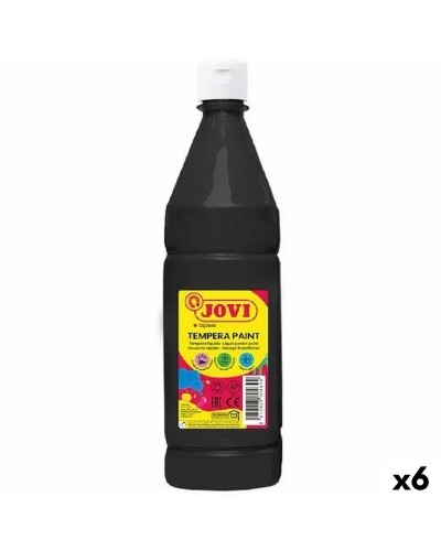 Tempera Jovi Schwarz 1 L (6 Stück)