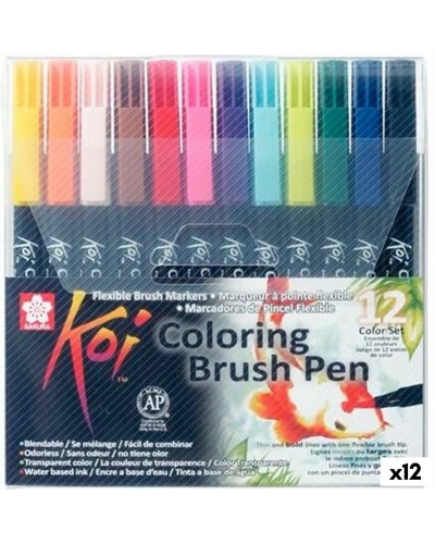 Marker-Set Talens Sakura KOI Bunt 12 Stücke (12 Stück)
