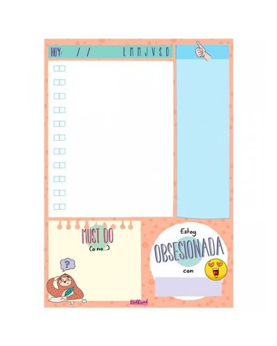 Planificateur quotidien Finocam TALKUAL 14,8 x 21 cm