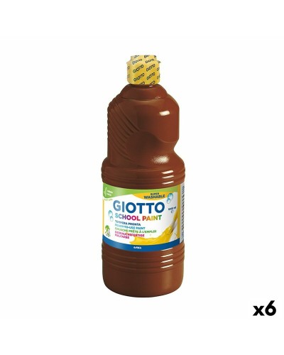 Pittura a tempera Giotto Marrone 1 L (6 Unità)