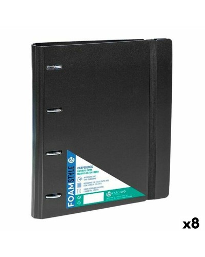 Raccoglitore ad anelli Carchivo CARPEBLOCK Nero A4 (8 Unità)