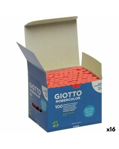 Craies Giotto Robercolor Rouge 16 Unités 100 Pièces