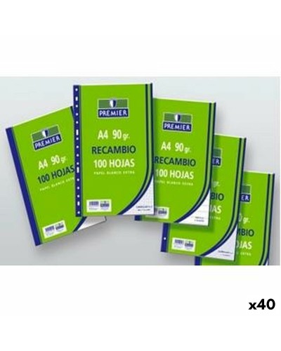 Bloc de Notas Blanco extra A4 100 Hojas (40 unidades)