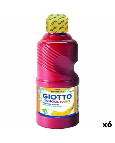 Pittura a tempera Giotto Vermiglio 500 ml (6 Unità)