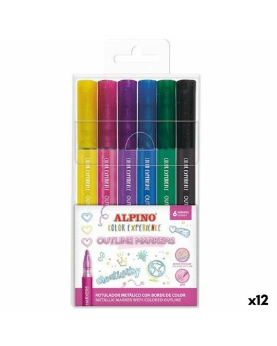 Tussisetti Alpino OUTLINE COLOR EXPERIENCE Monivärinen (12 osaa)