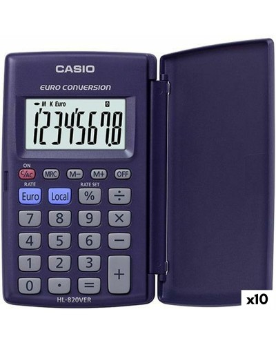 Calcolatrice Casio HL-820VER Violetta (10 Unità)