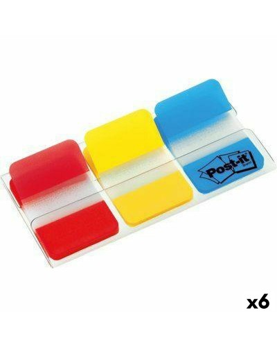 Notas Adhesivas Post-it Multicolor 22 Hojas 25 x 38 mm (6 Unidades)