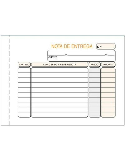 Delivery Book 15 x 10,5 cm (10 Units)