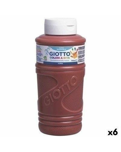 Finger Paint Giotto Brown 750 ml (6 Units)
