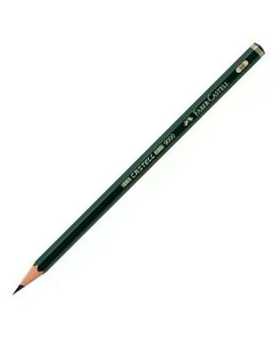 Lápiz Faber-Castell 119006 Hexagonal 6B Negro Verde Ecológico (12 Unidades)
